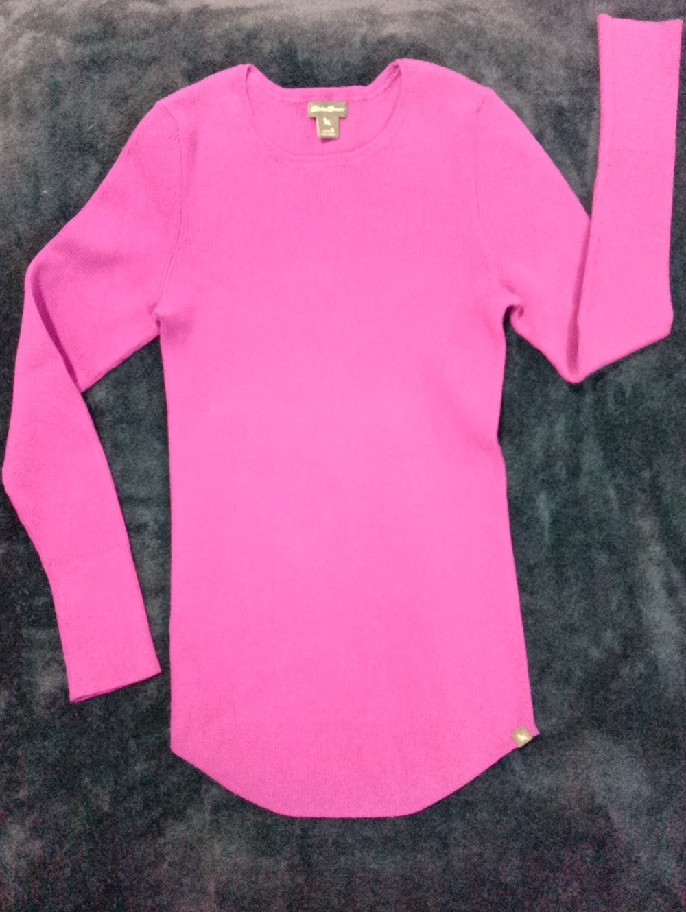 Eddie Bauer Women's Crewneck Sweater in Hot Pink